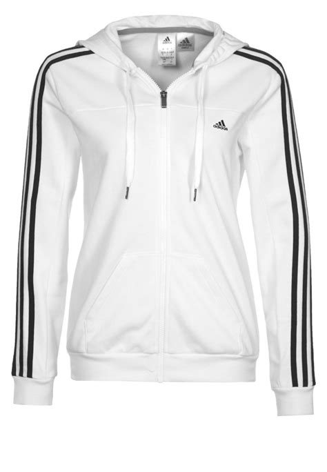 weiße adidas sweatjacke|weiße Sweatshirts für Damen .